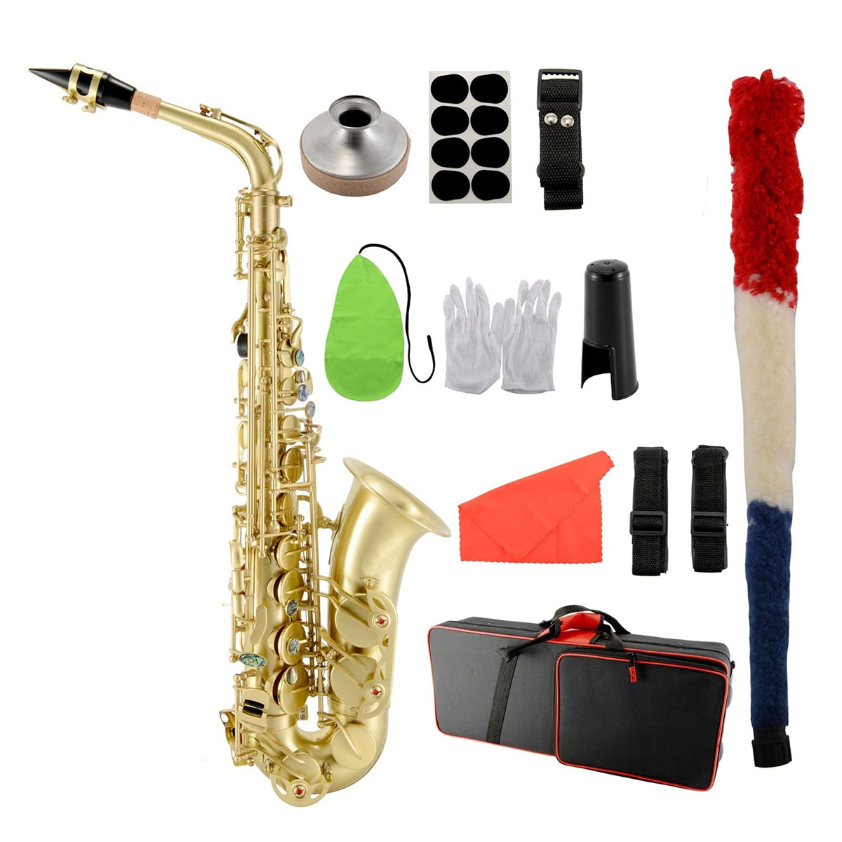 Antique Brushed E Flat Alto Saxophone P40913