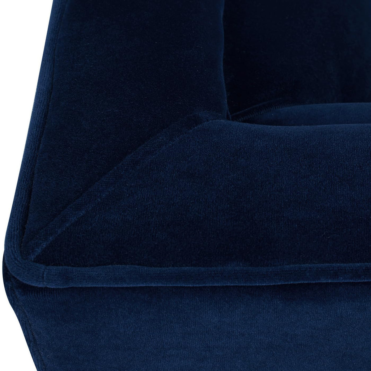 84" Navy Blue Velvet Tufted Sofa O8025