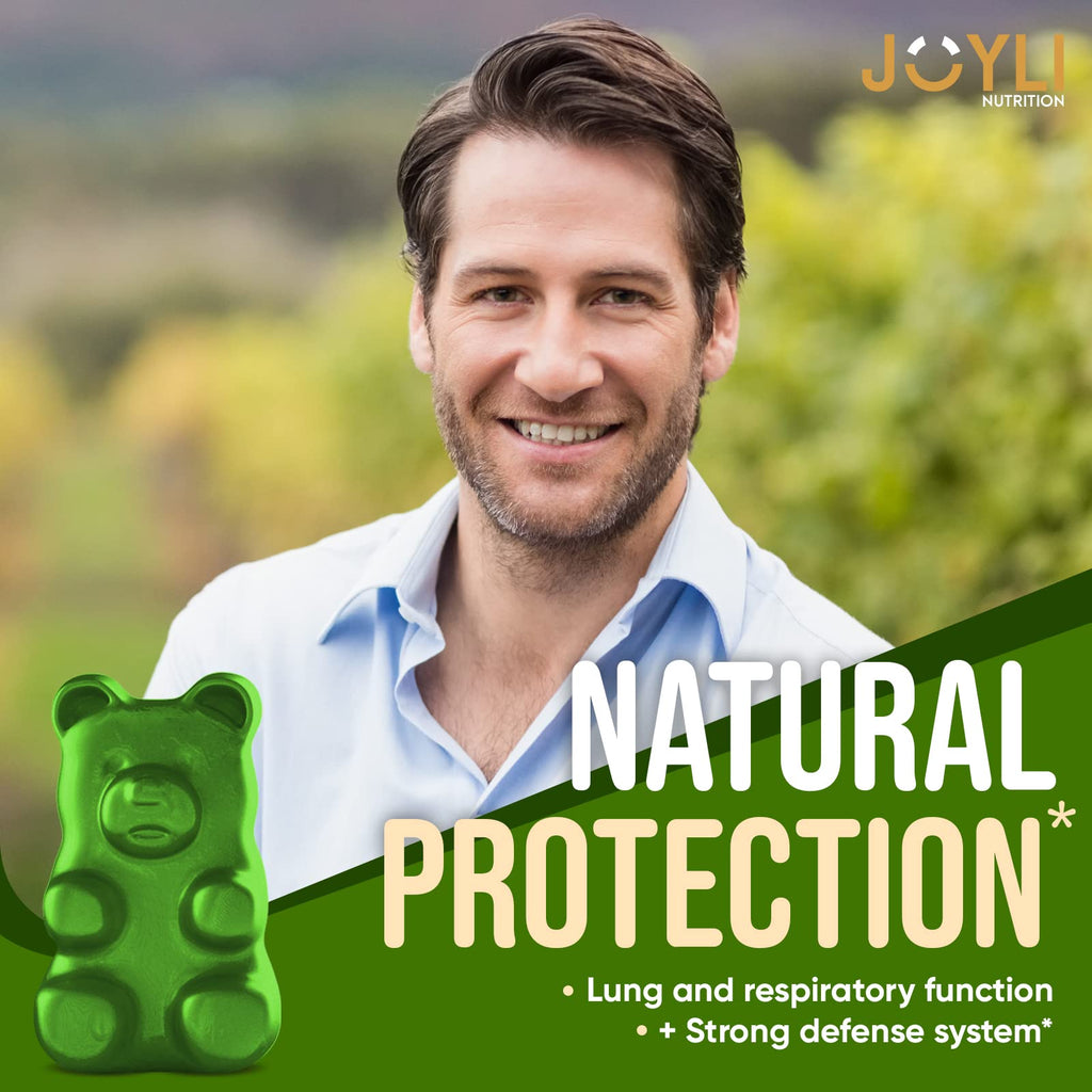 Sugar-Free Vegan Gummies with Mullein Leaf & Reishi Mushroom J931