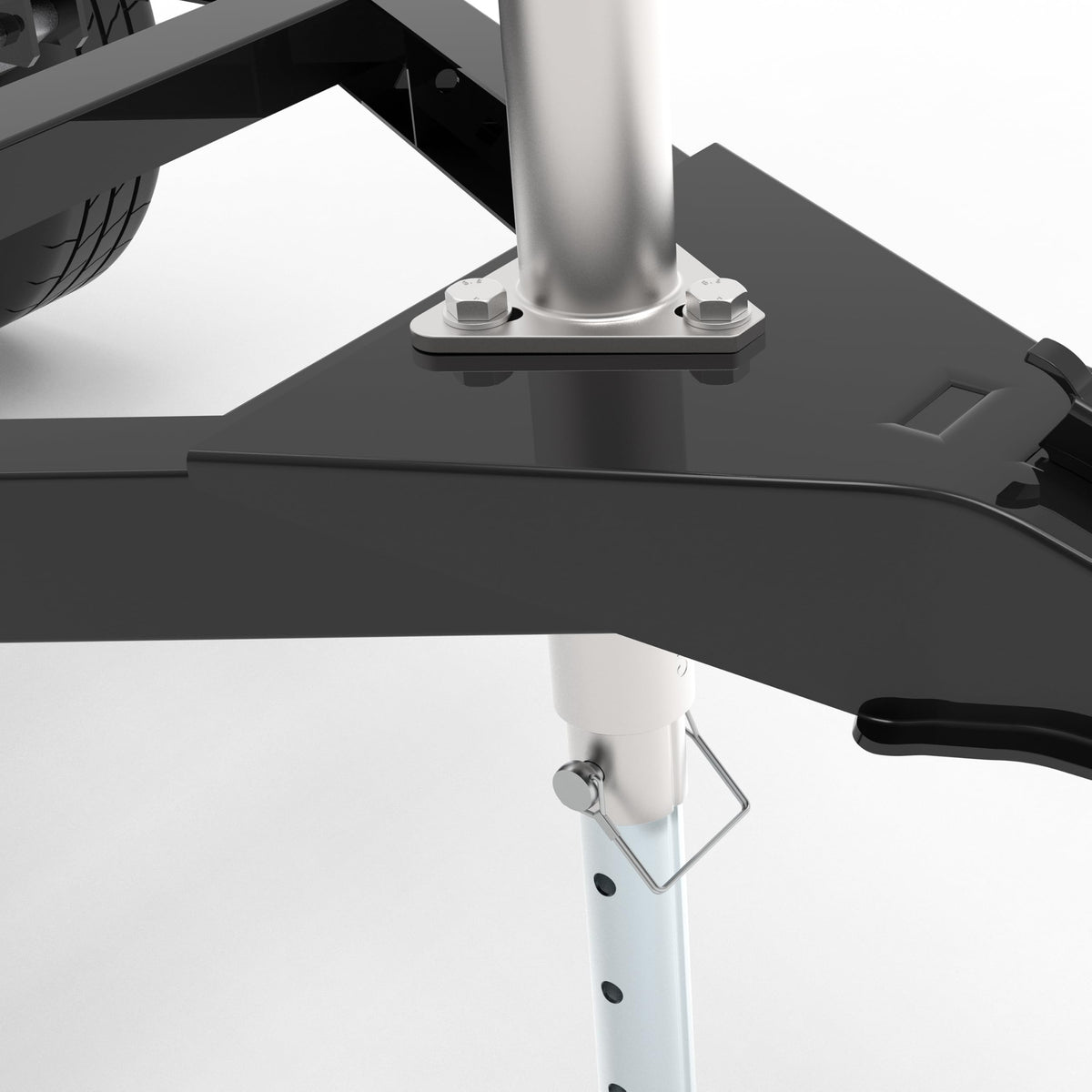 A Frame Trailer Jack with Drop Leg 15" Lift I322387
