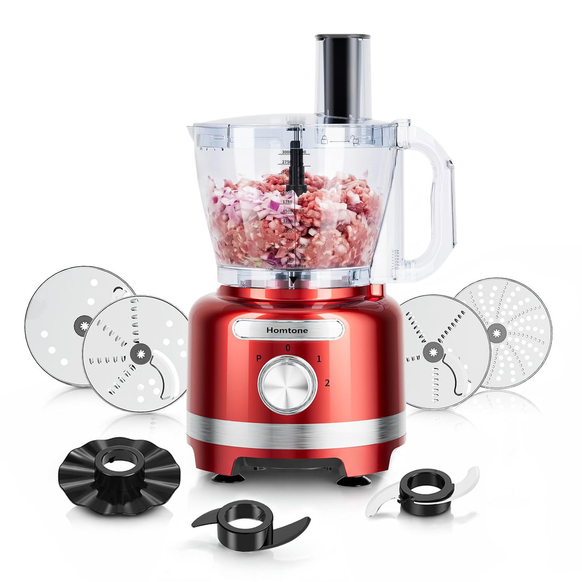 16 Cup Red Food Processor B331