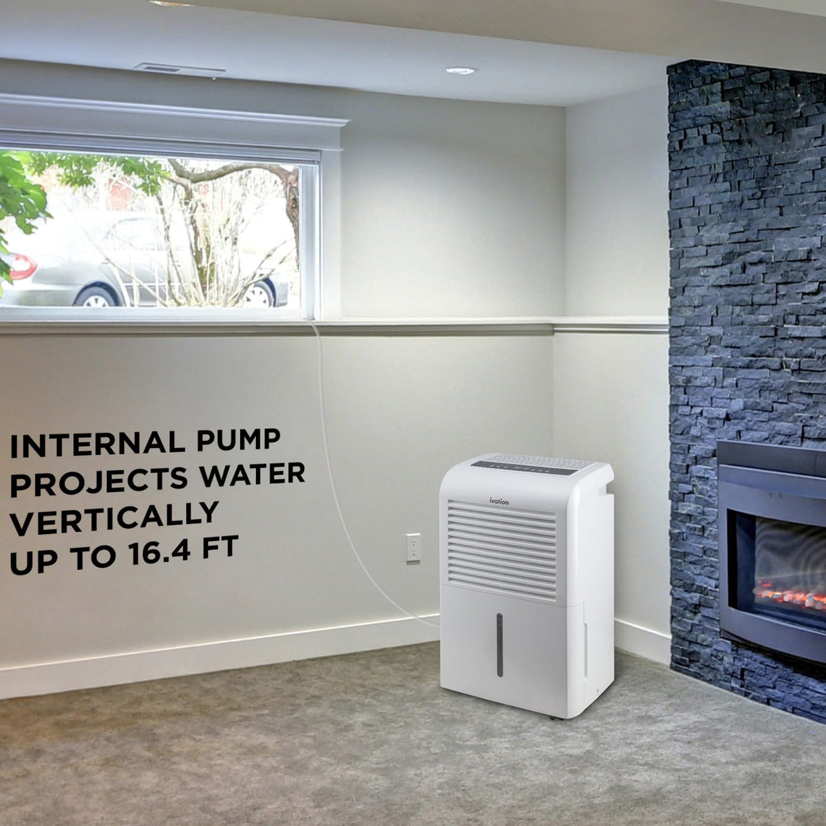 50 Pint Dehumidifier with Pump & Drain Hose Z3400
