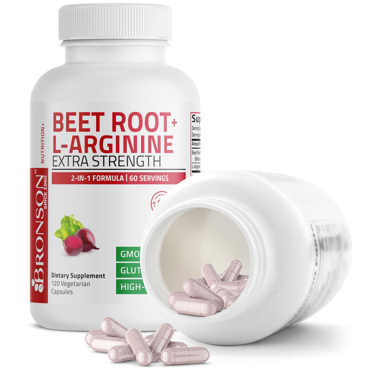 Beet Root L-Arginine 120 Capsules R759
