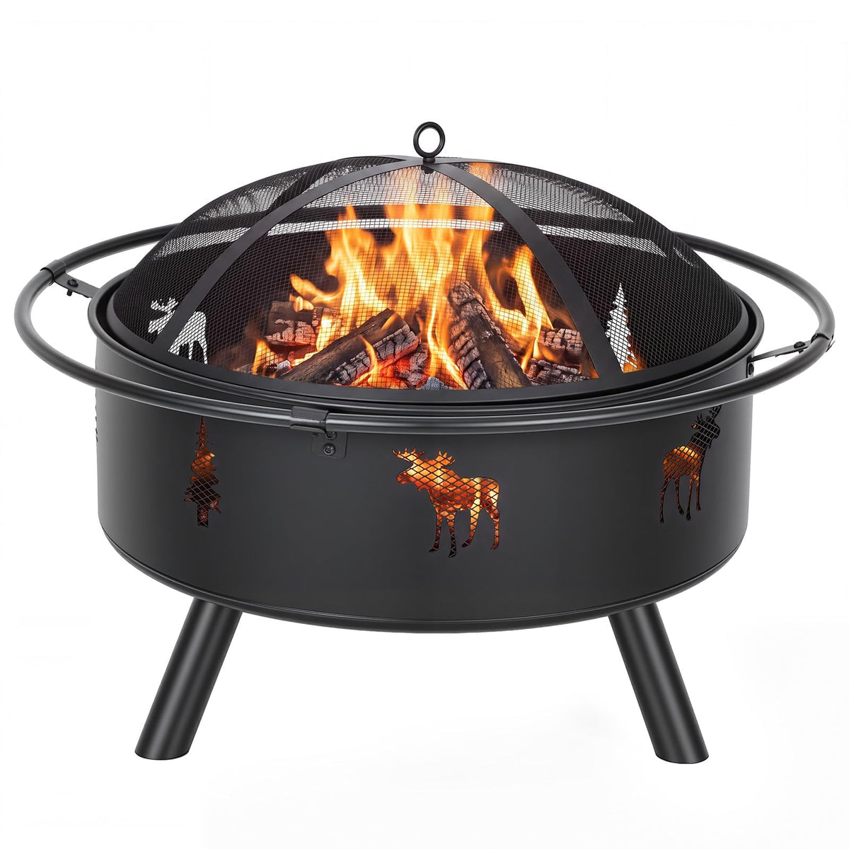 32" Round Wood Burning Fire Pit O592203
