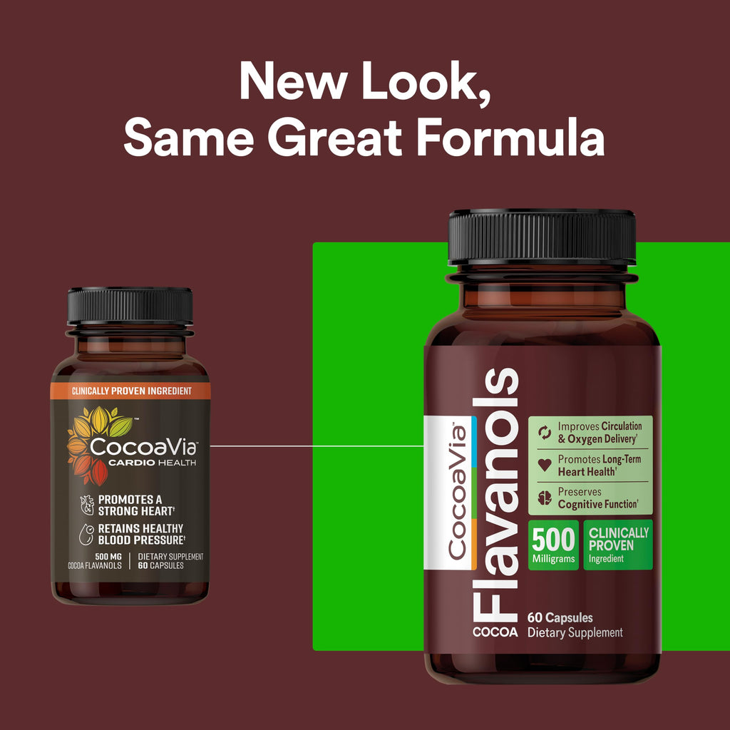 500mg High Flavanol Cocoa Supplement 60 Capsules D57455