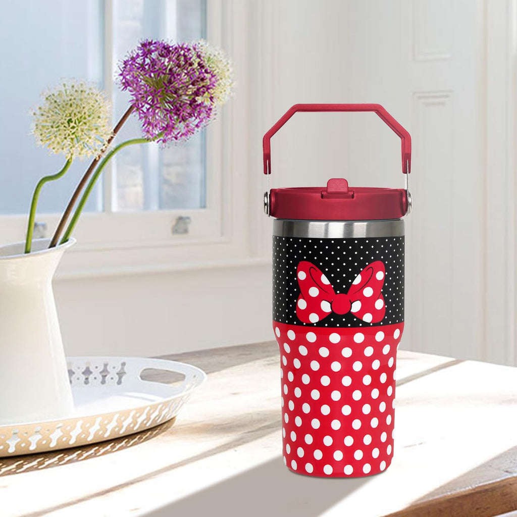 Cartoon Mouse 20 Oz Tumbler with Lid & Flip Straw Y398870