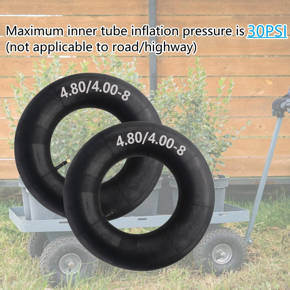4.80/4.00-8 Heavy Duty Tire Inner Tubes S3865