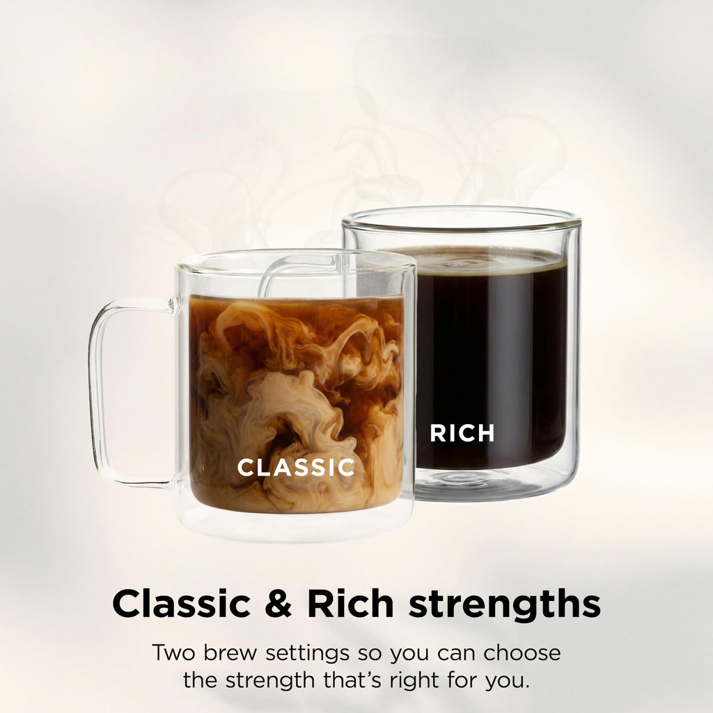 12 Cup Glass Carafe Stainless Steel Coffee Maker M30136