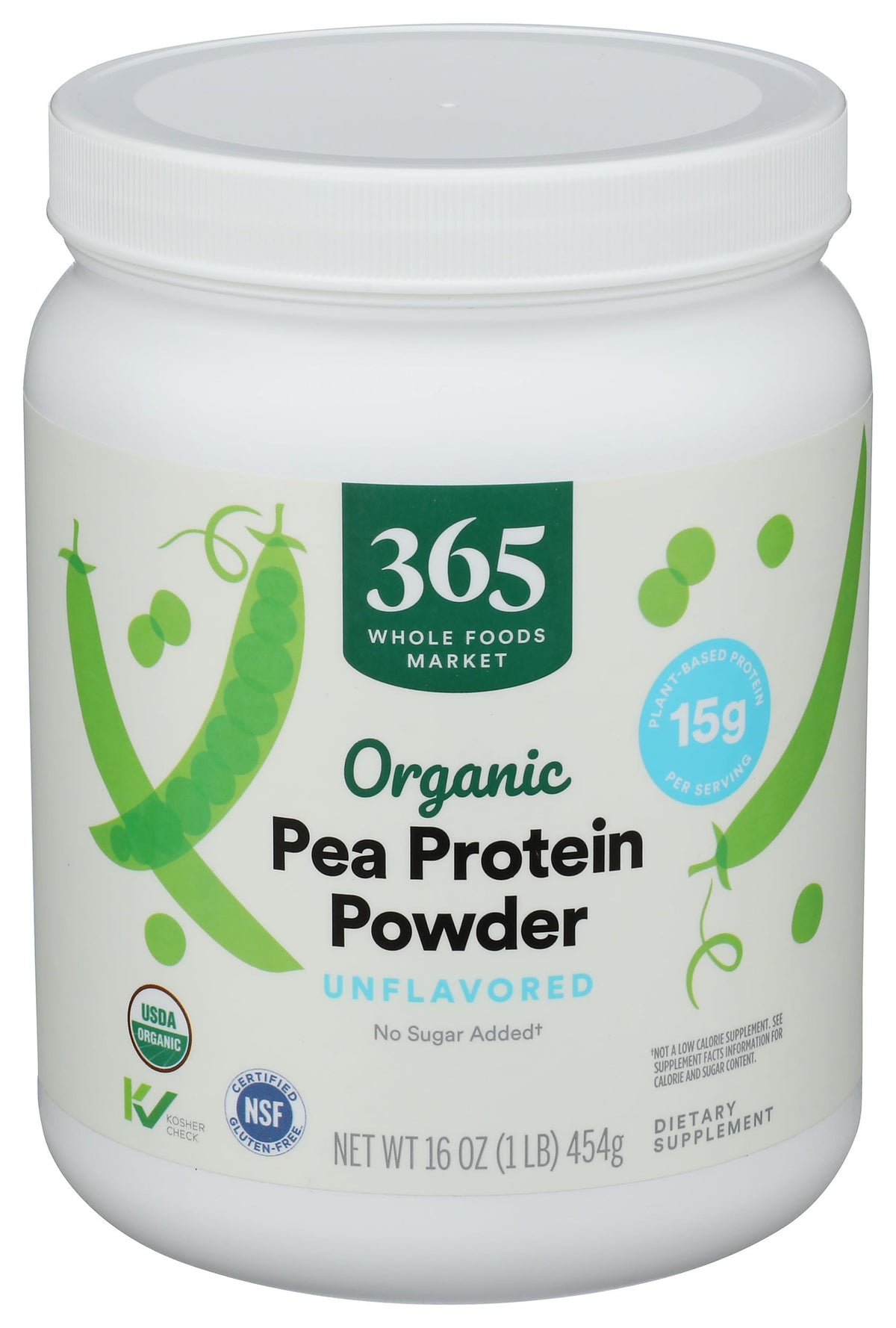 Organic Pea Protein, 16 Ounce U597278