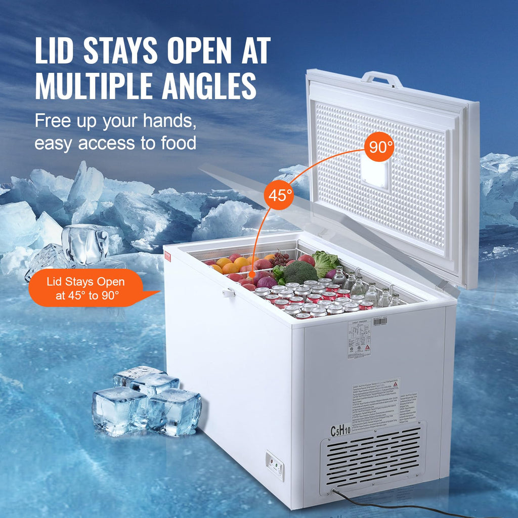 12.8 Cu.ft Chest Freezer with 4 Removable Baskets J69031