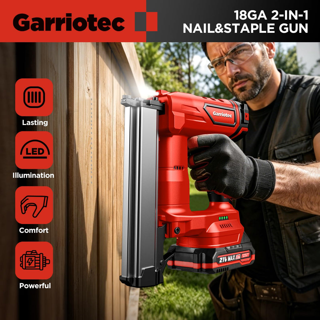 21V Brushless Cordless Pin Nailer Kit 2.0 Ah T8933