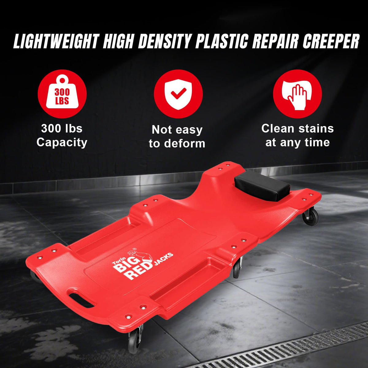 Plastic Rolling Garage Creeper P365863