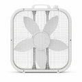 20 Inch Portable Box Fan with 3 Speeds, White D4664