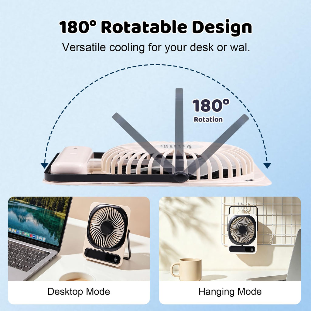 Portable Battery Operated USB Rechargeable Mini Personal Fan X443732