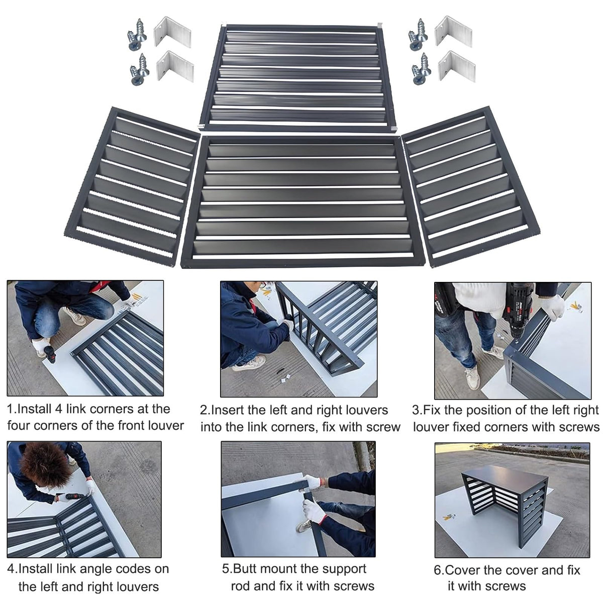 Aluminum Mini-Split Condenser Cover P452