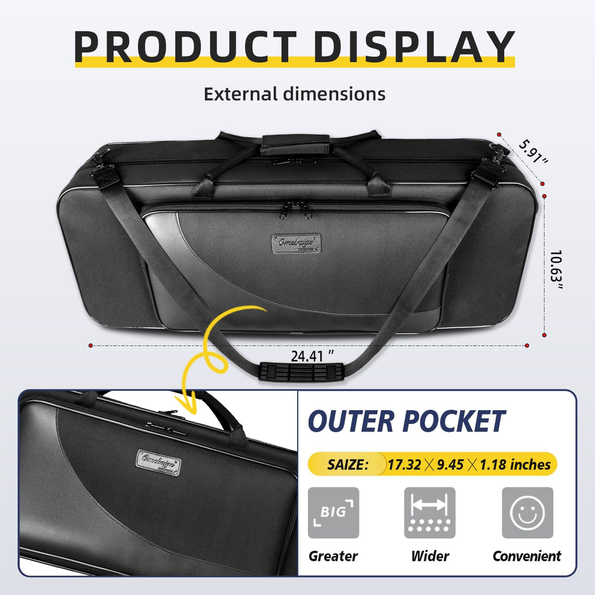 Lightweight Alto Saxophone Case M8150