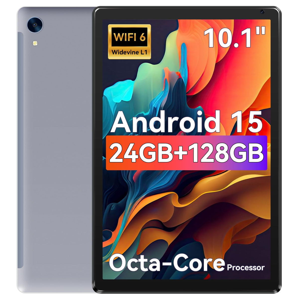 10.1" Android Tablet with Octa-core Processor 24GB RAM 128GB ROM HD IPS Touchscreen R266018
