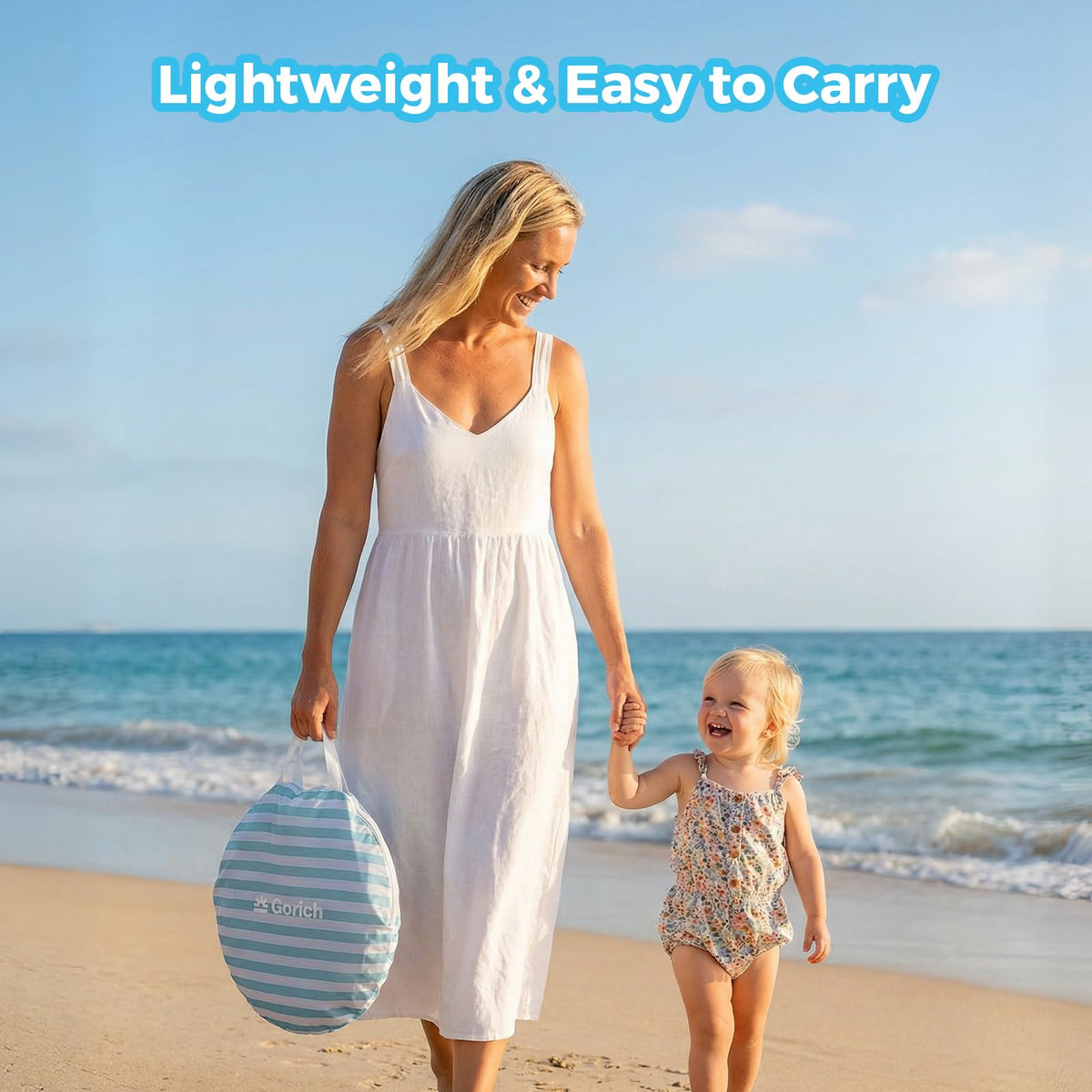 Pop Up Baby Beach Tent with UPF50+ UV Protection N47772