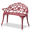 38.5" Cast Iron Aluminum Patio Bench F425