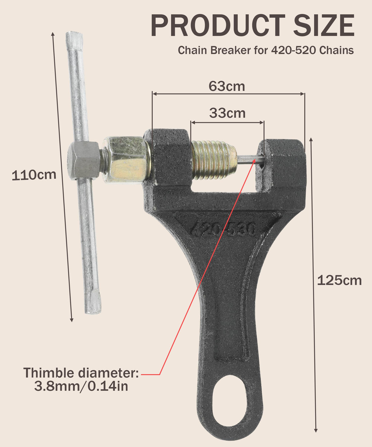Chain Breaker Riveting Tool P277658