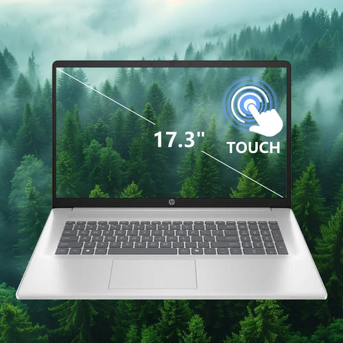 17.3" Touch Screen Laptop, 32GB RAM, 1TB SSD, AMD Ryzen 5, Windows 11 Pro, Silver X500803