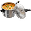 4QT Aluminum Pressure Cooker with Rack G75269