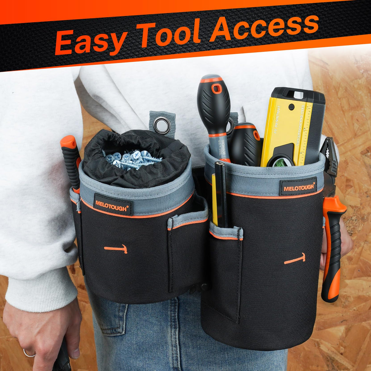 Tool Pouch Multi-Pack 2 Sizes 600D Nylon K2649