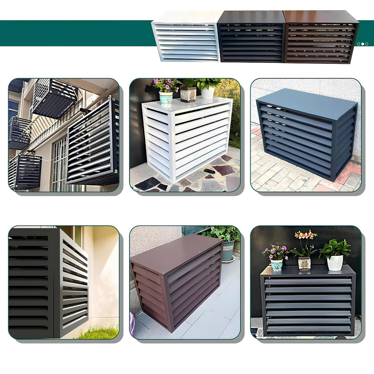 Aluminum Mini-Split Condenser Cover P452