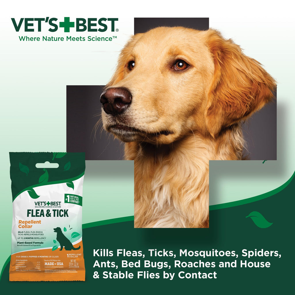 Plant-Based Flea & Tick Prevention Collar for Dogs C9978
