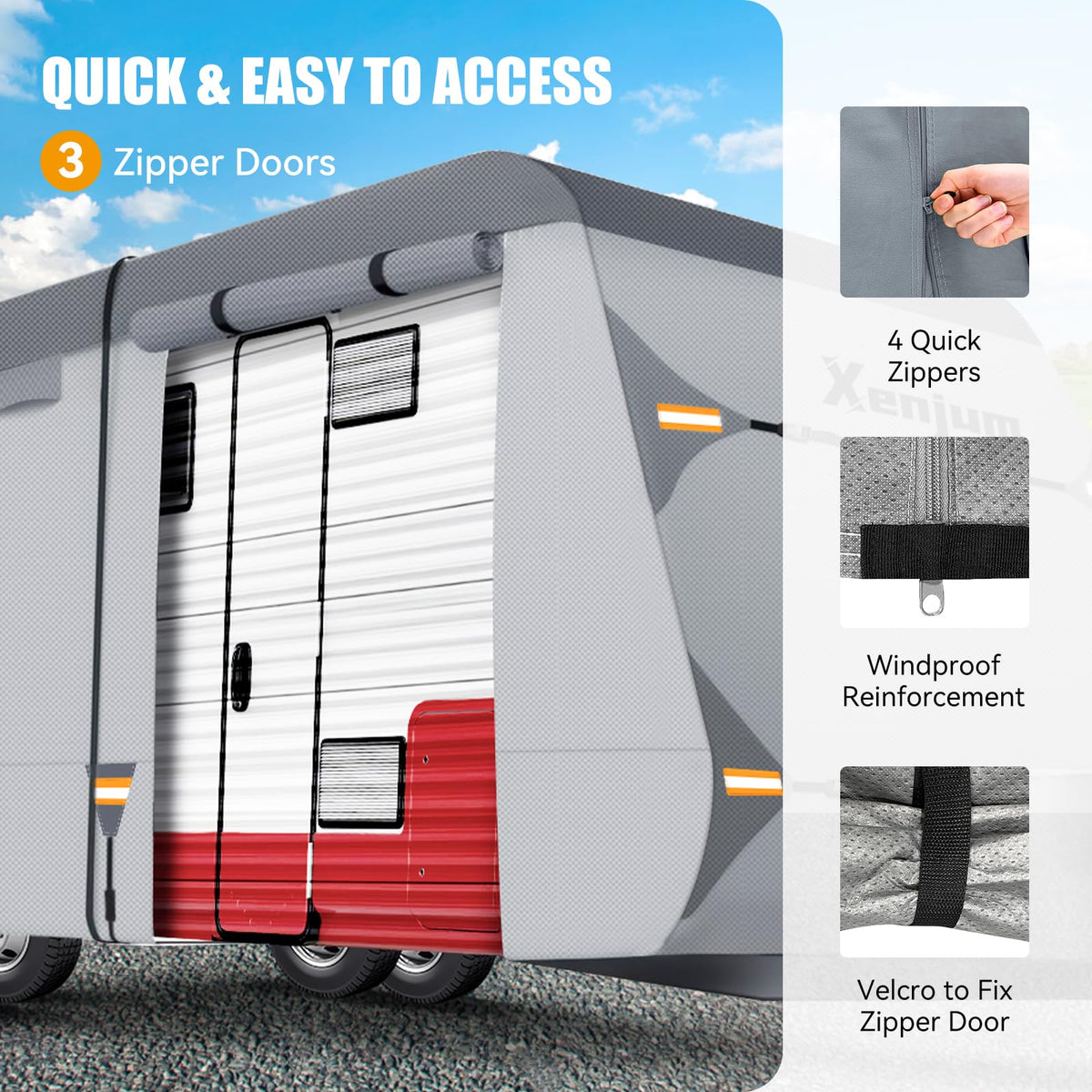 14-16 ft 8 Layers Heavy Duty RV Cover U89120