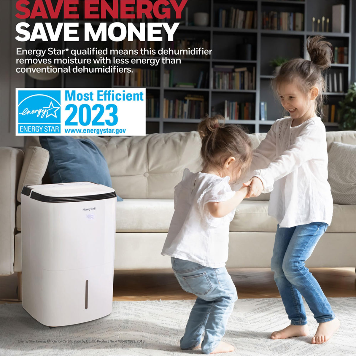 Smart WiFi 30-Pint Dehumidifier with Alexa Voice Control A75141