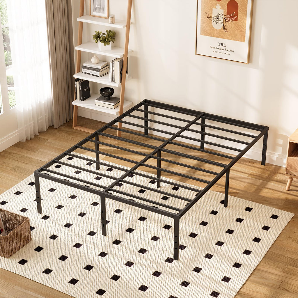 Queen 14-Inch Heavy-Duty Platform Bed Frame P5592
