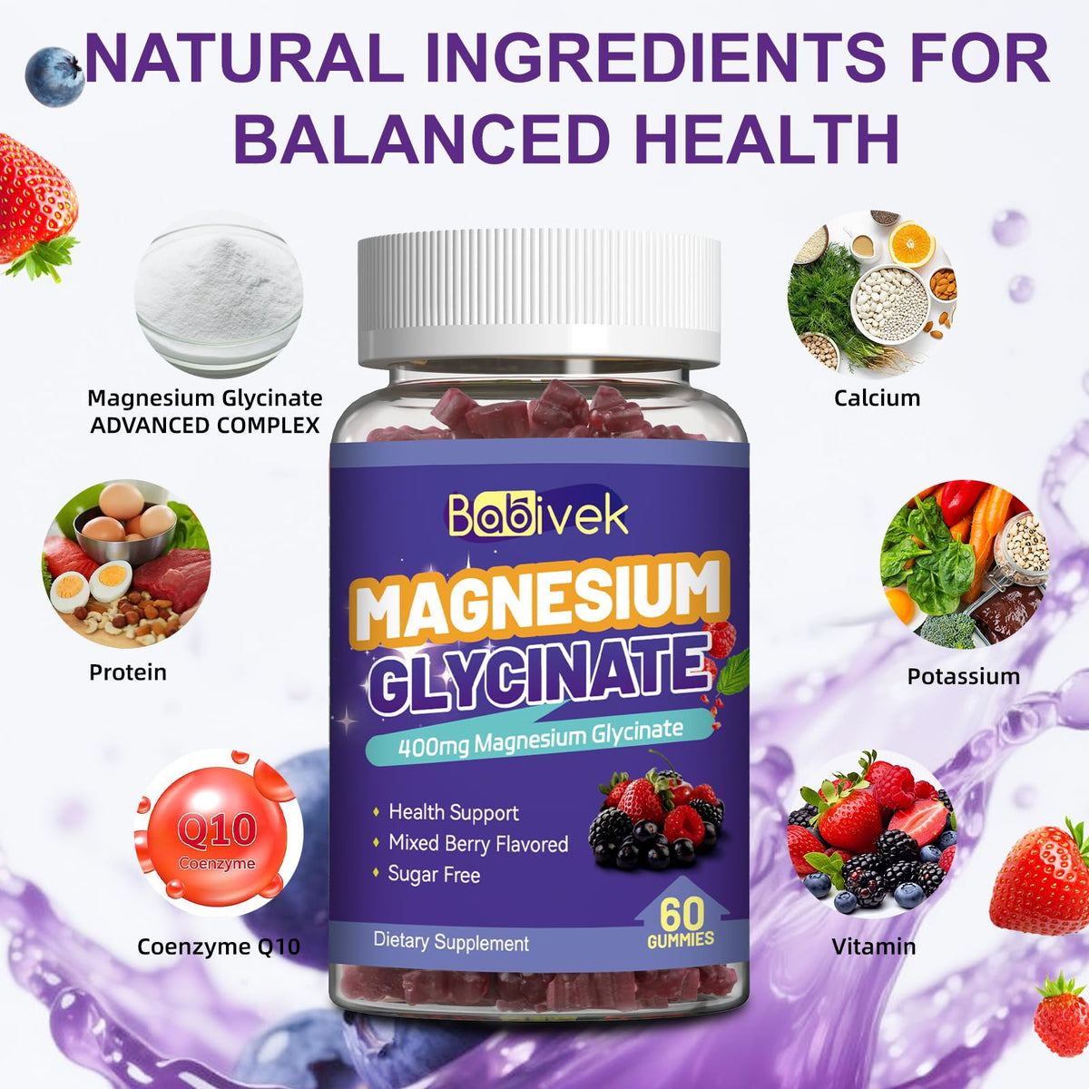 Magnesium Glycinate Gummies 2 Pack I856159