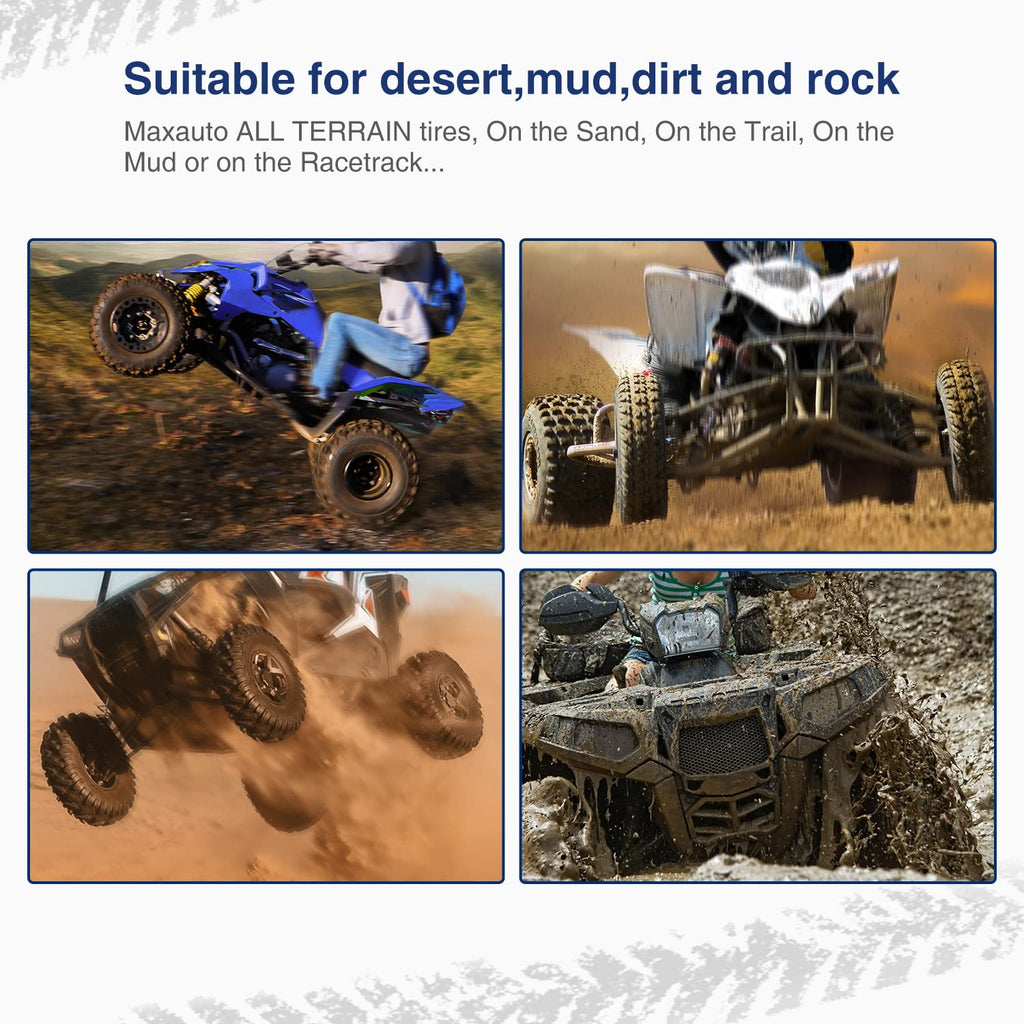 19x7-8 ATV UTV Off-Road Tires Set of 2 W309