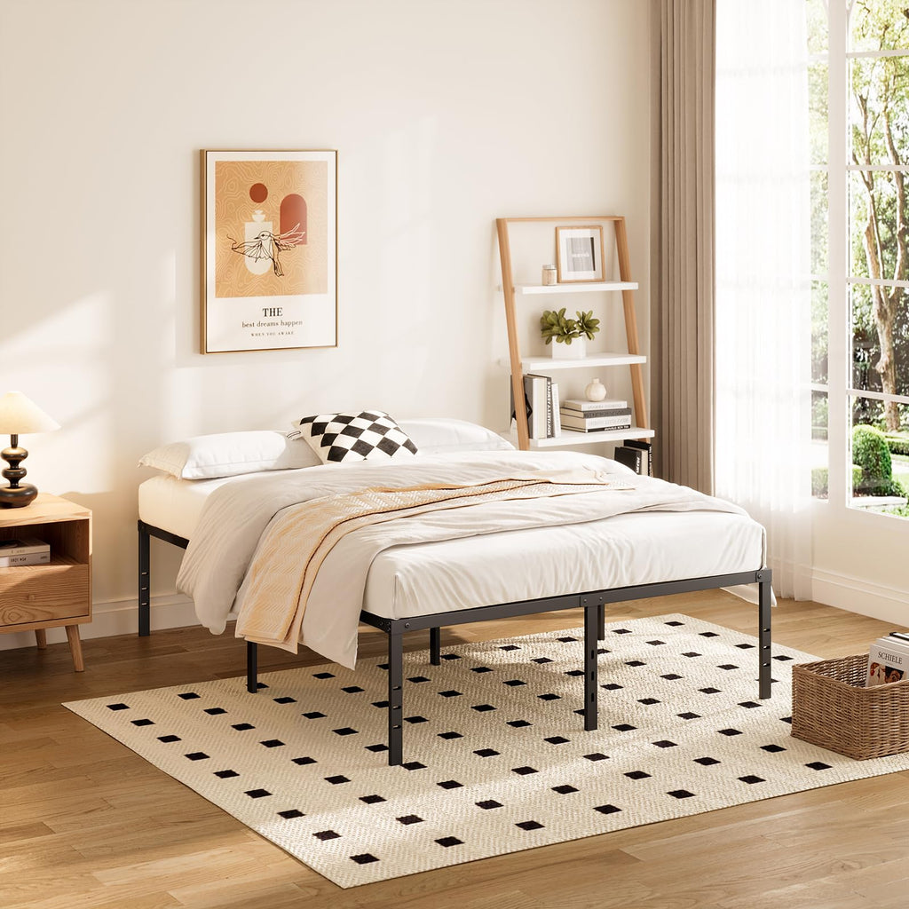 Queen 14-Inch Heavy-Duty Platform Bed Frame P5592
