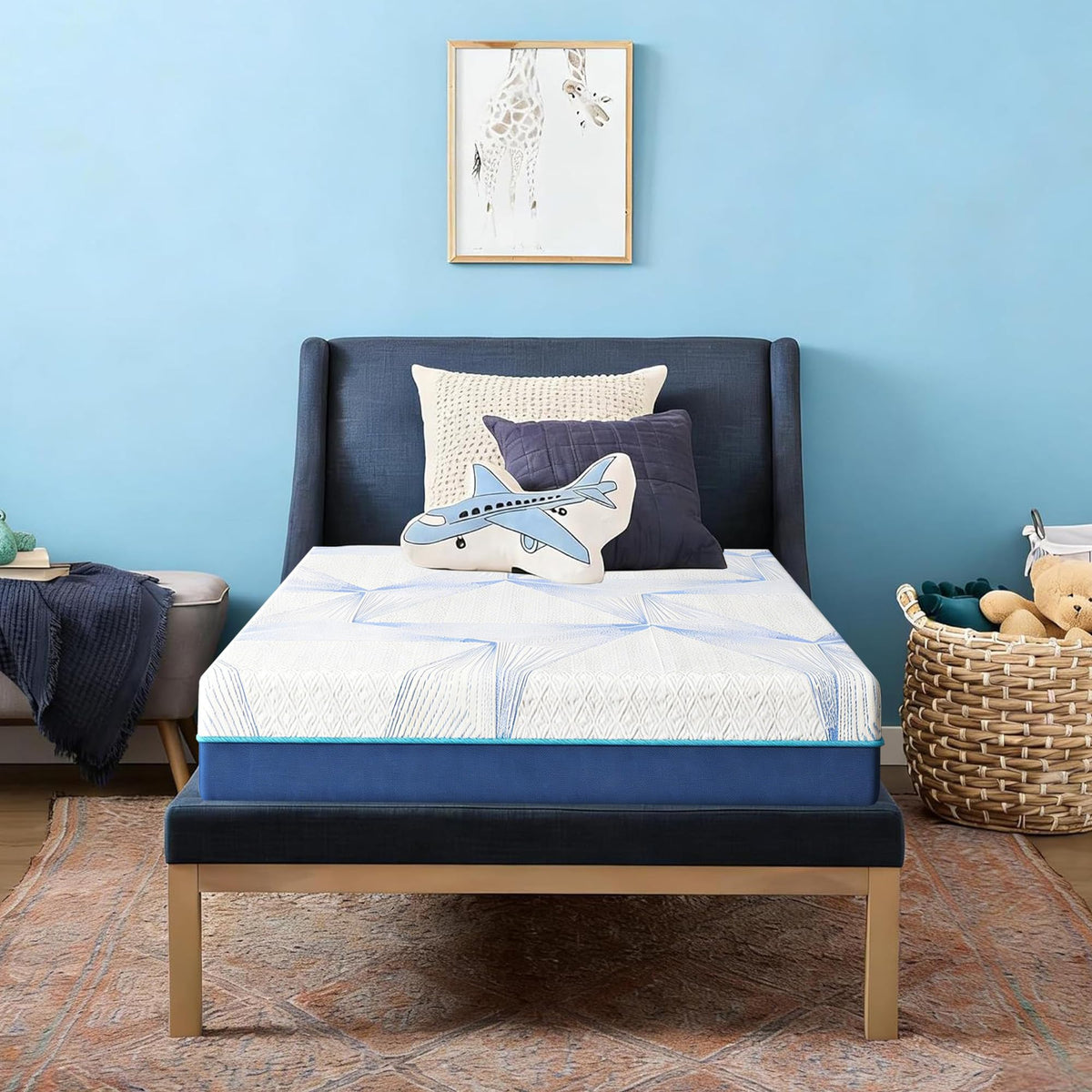 6 Inch Twin Gel Memory Foam Mattress U9155