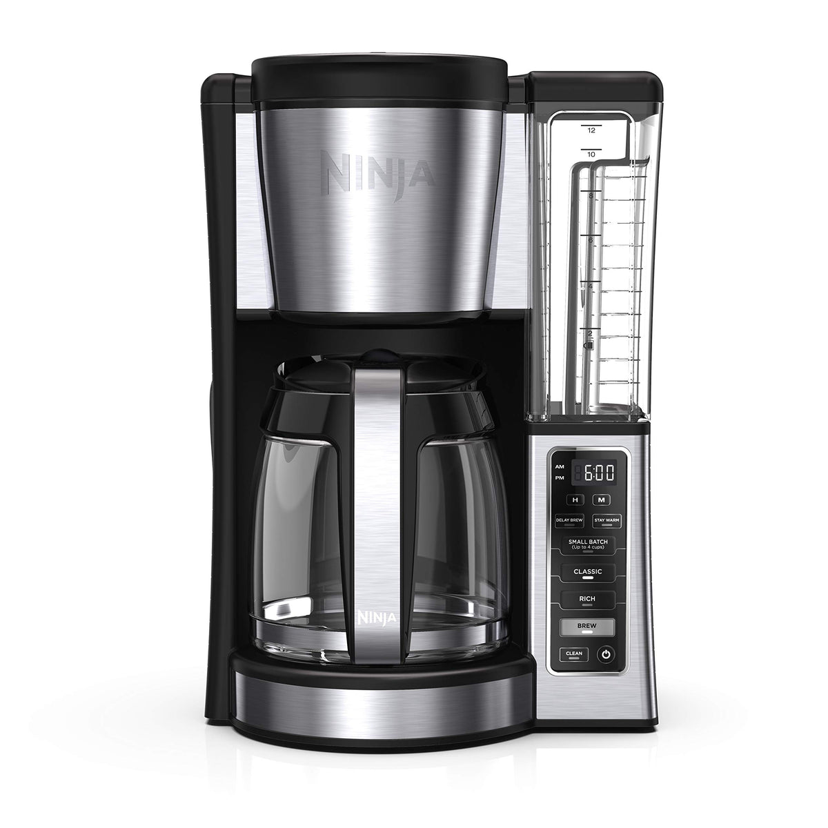 12 Cup Glass Carafe Stainless Steel Coffee Maker M30136