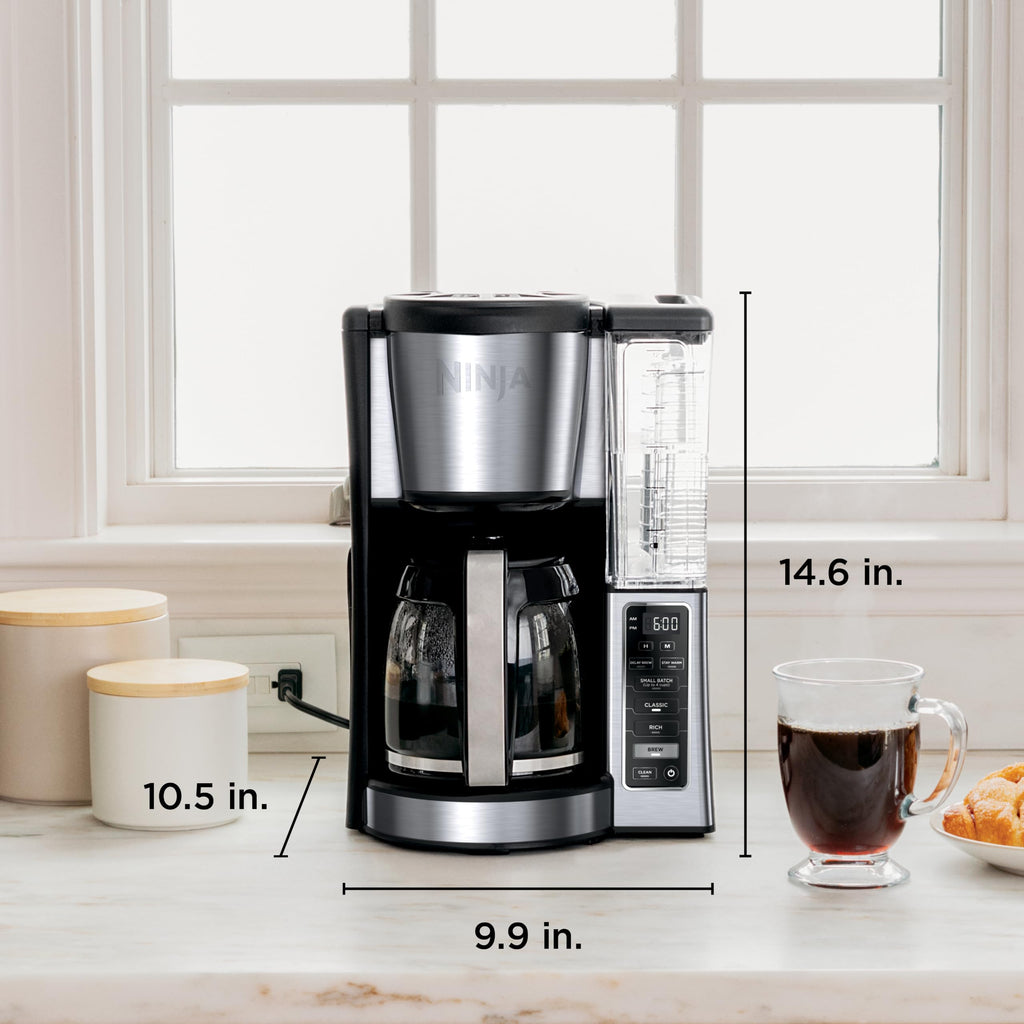 12 Cup Glass Carafe Stainless Steel Coffee Maker M30136