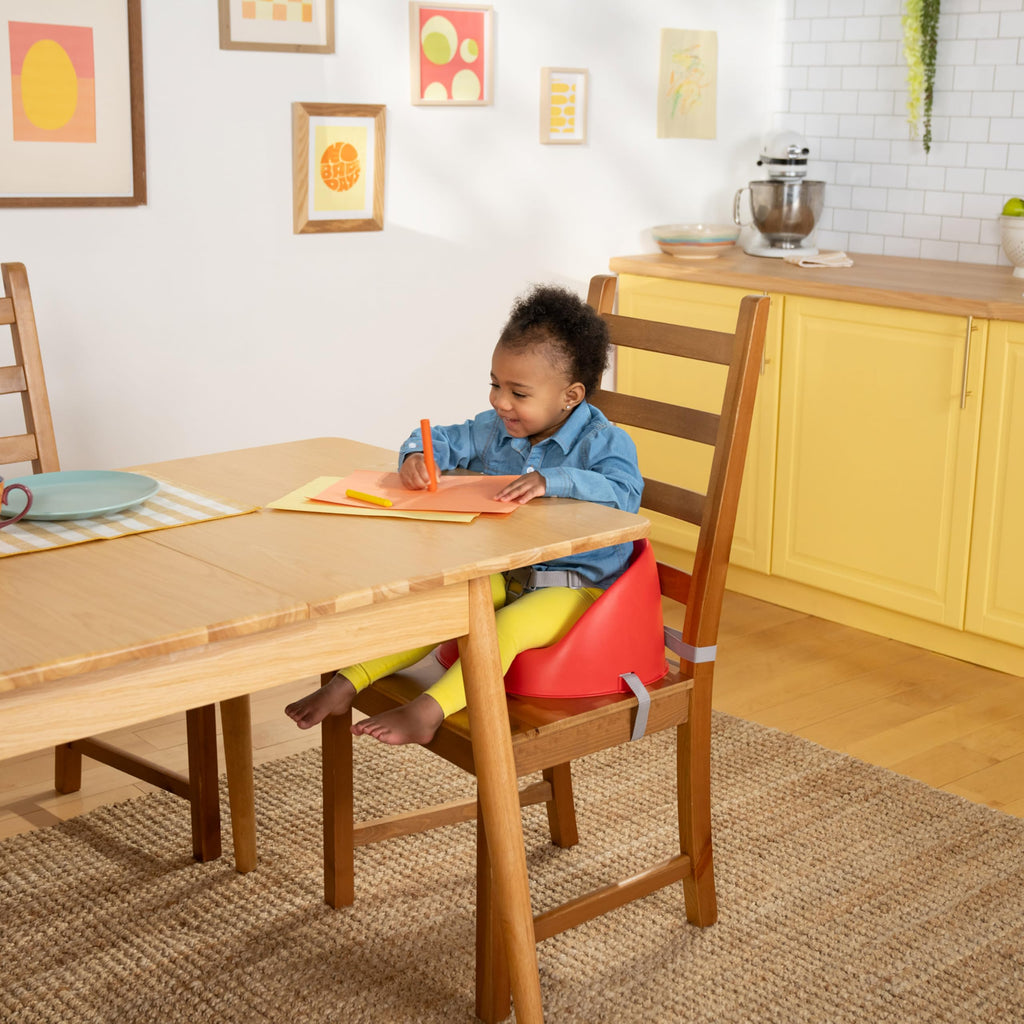 Easy-Clean Baby Booster Feeding Chair with 3-Point Harness P8360