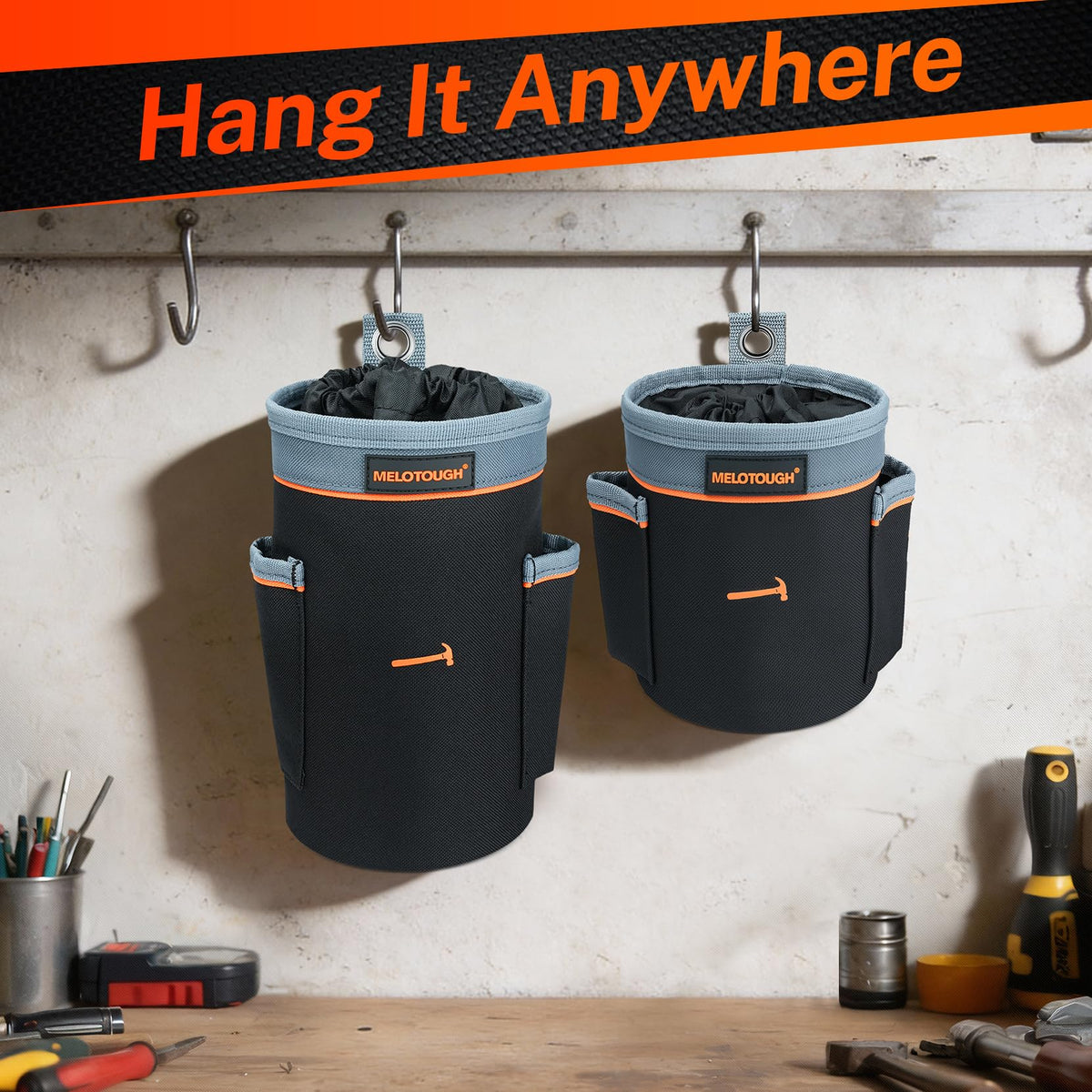 Tool Pouch Multi-Pack 2 Sizes 600D Nylon K2649