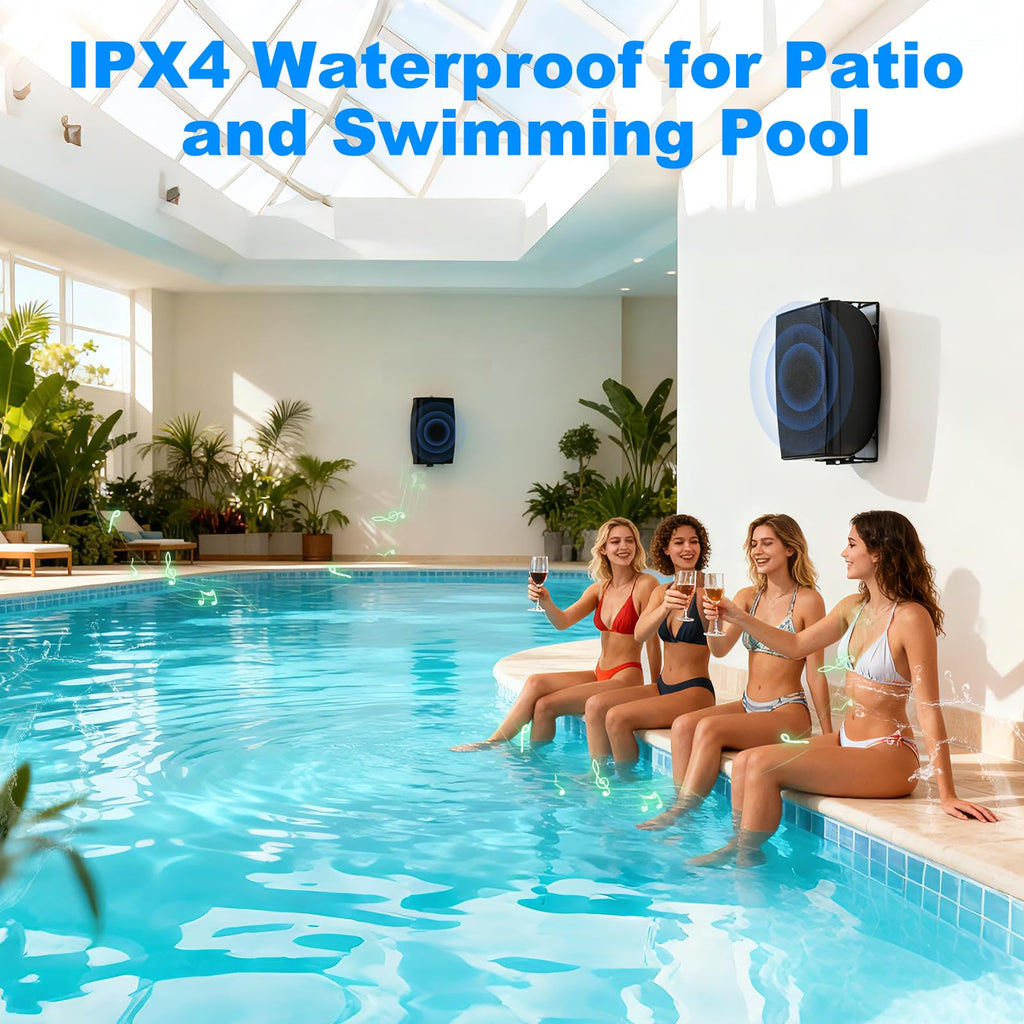 8 Inch 600W Passive Waterproof Wired Outdoor Speakers Z2110