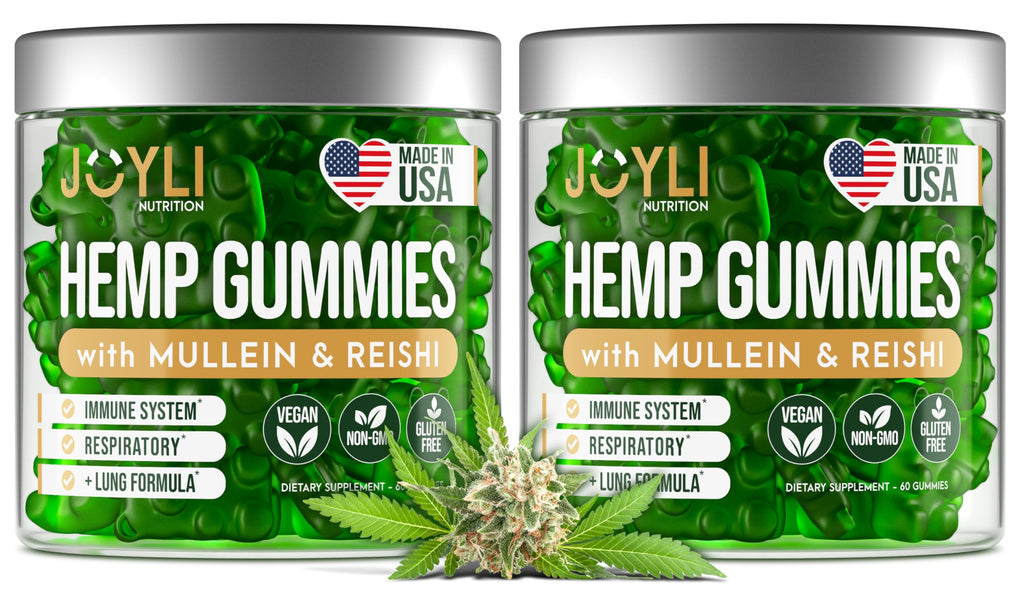 Sugar-Free Vegan Gummies with Mullein Leaf & Reishi Mushroom J931