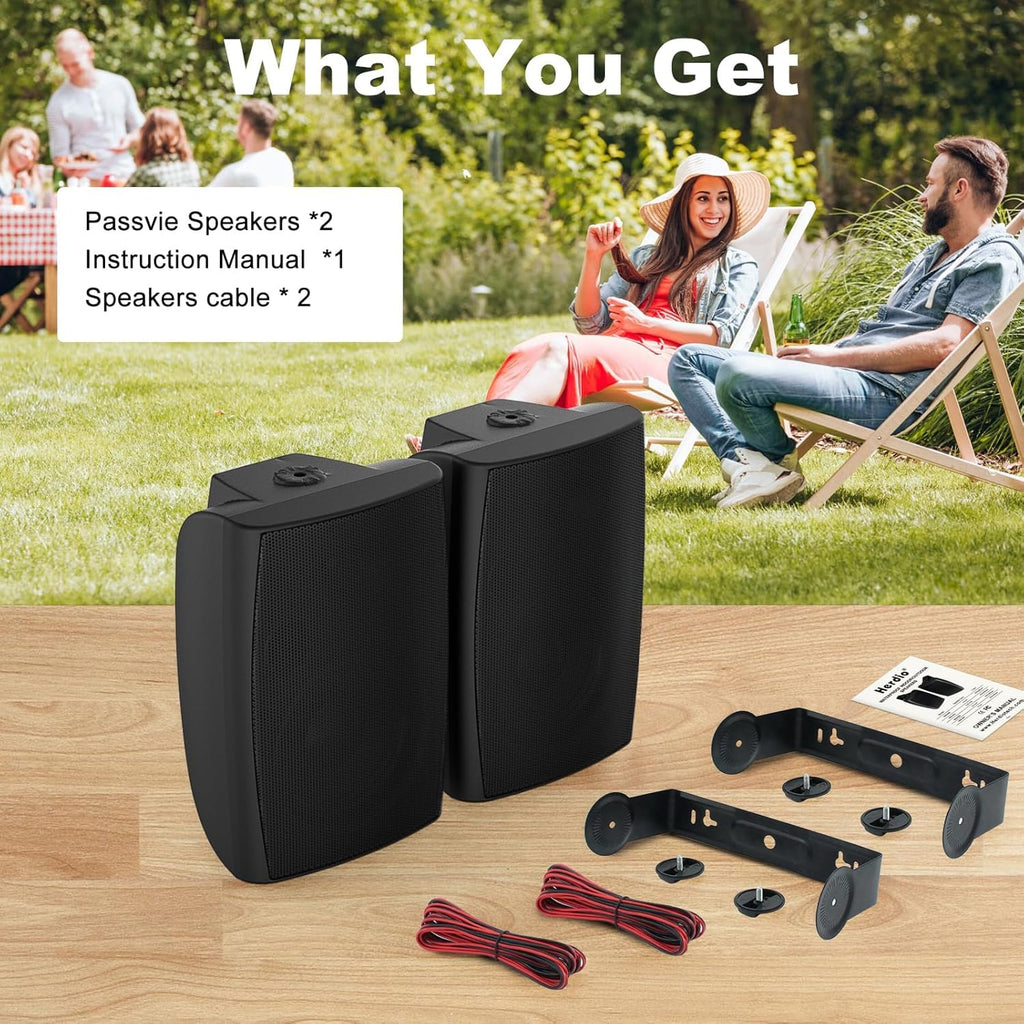 8 Inch 600W Passive Waterproof Wired Outdoor Speakers Z2110