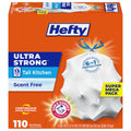 13 Gal White Unscented Kitchen Trash Bags W236429