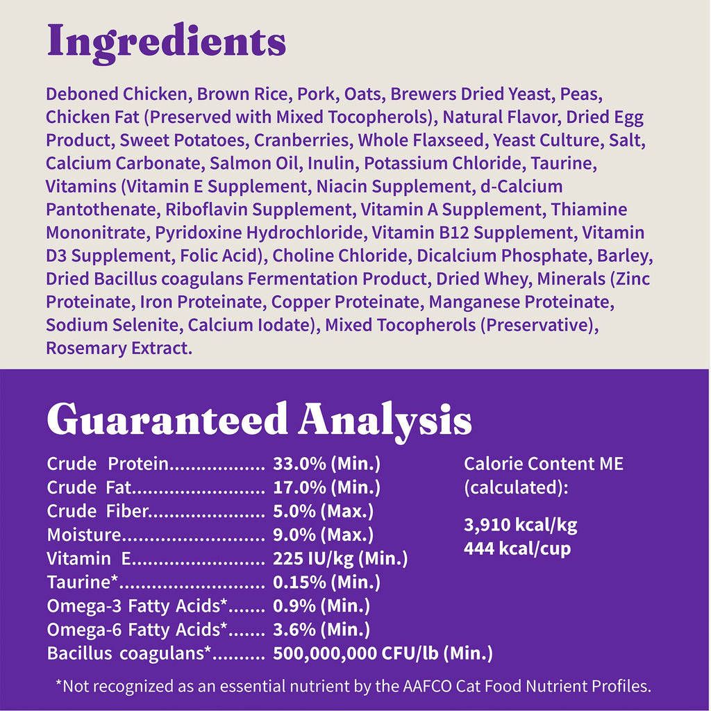 Dry Cat Food 3 lb V323