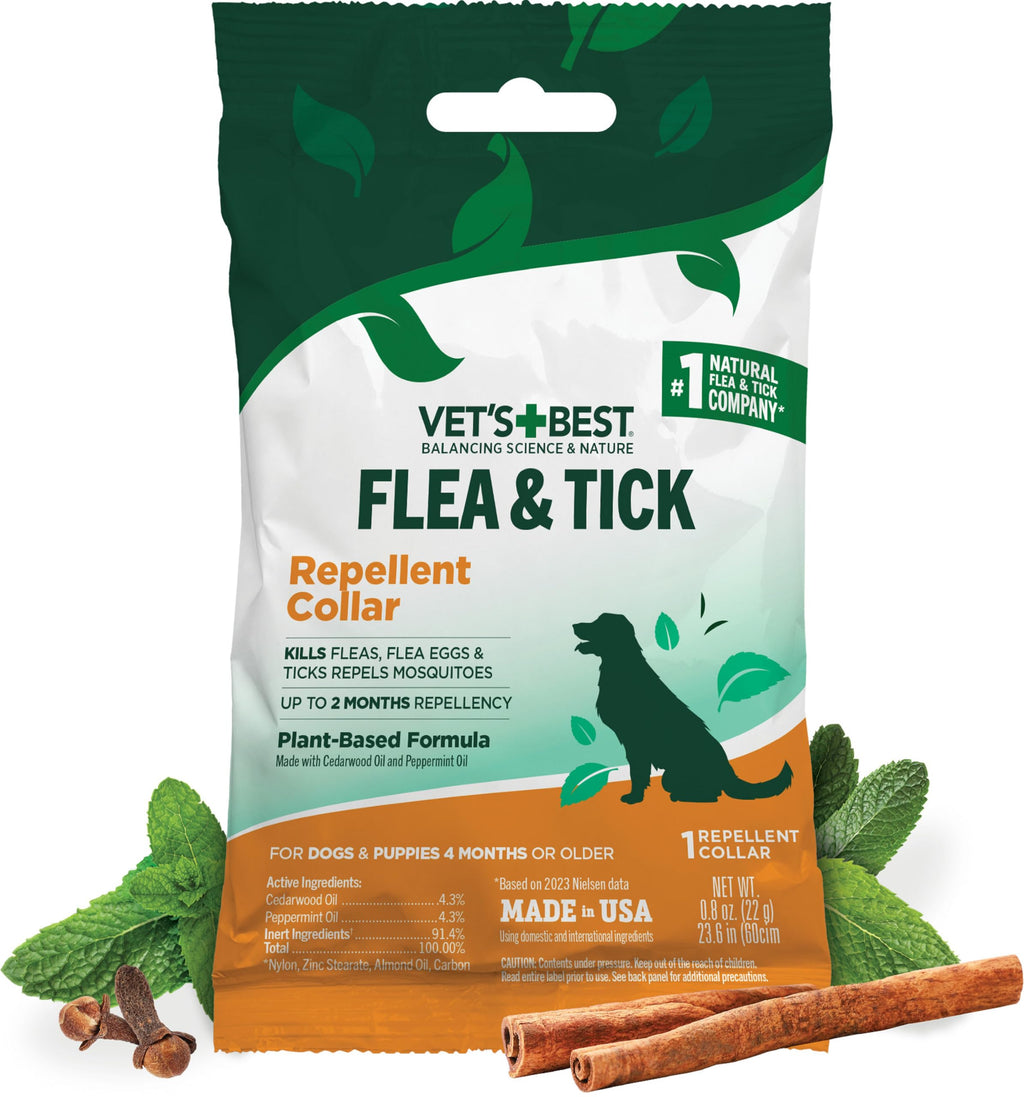Plant-Based Flea & Tick Prevention Collar for Dogs C9978
