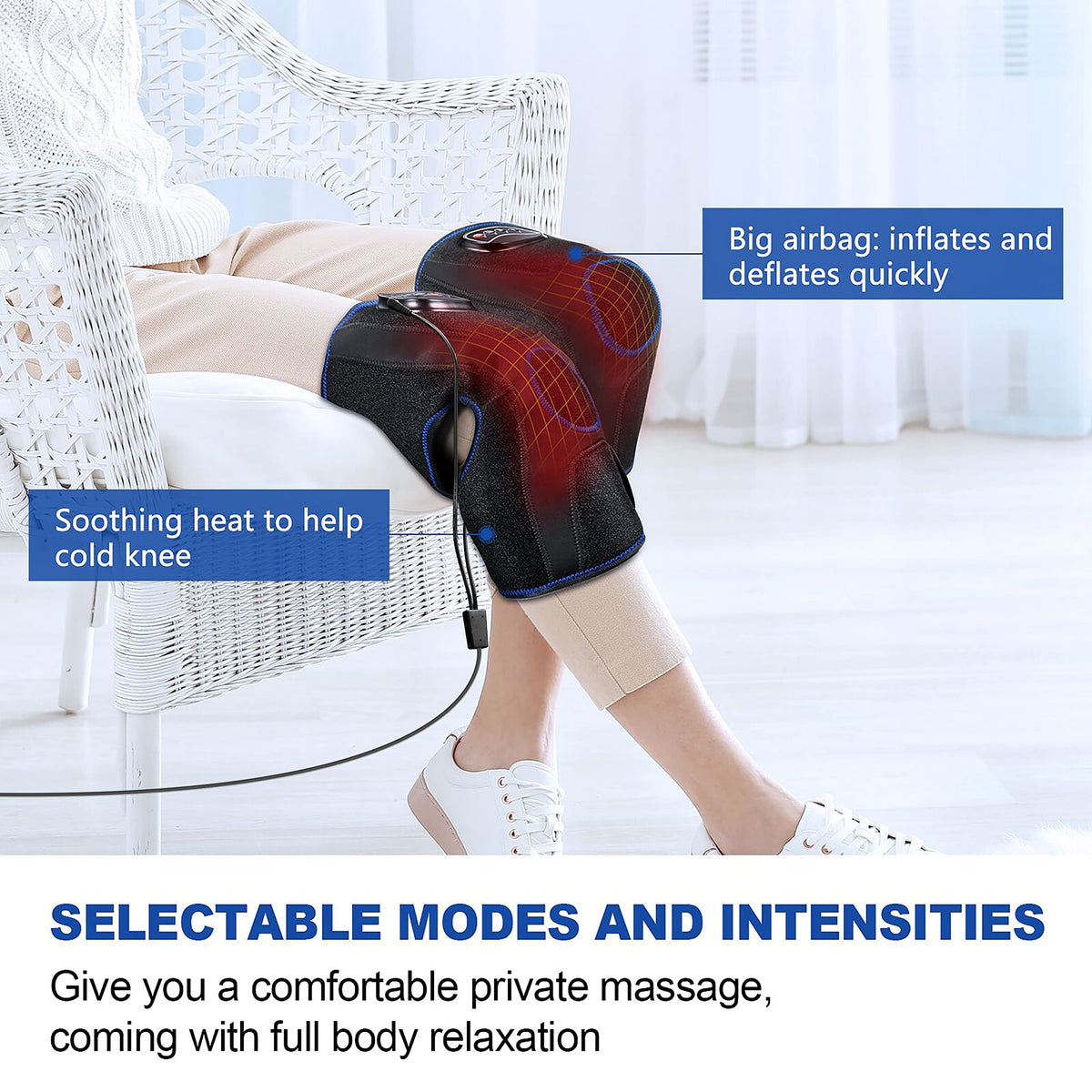 Knee Massager with Heat and Air Compression U875315