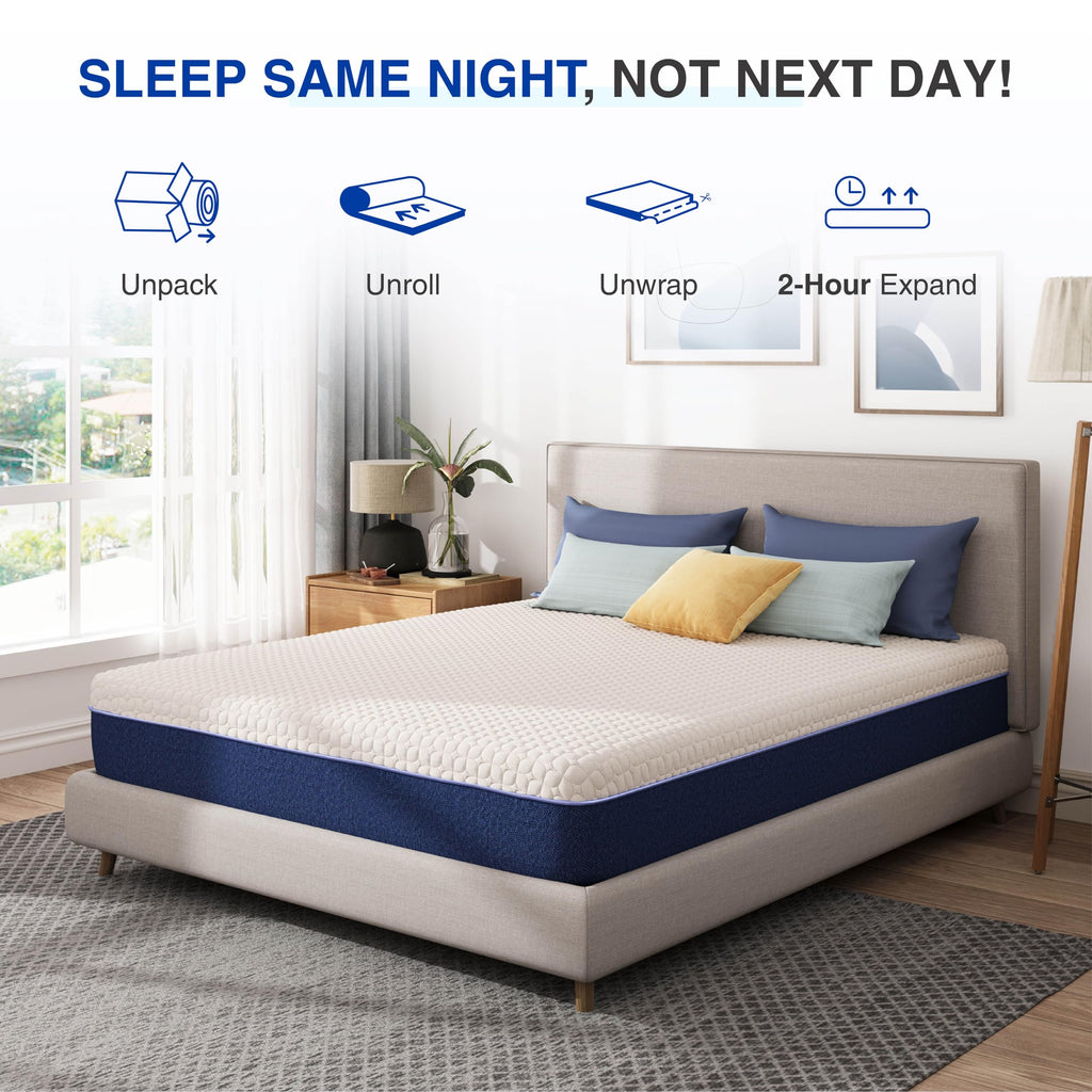 6 Inch Twin Size Gel Memory Foam Mattress Q8597