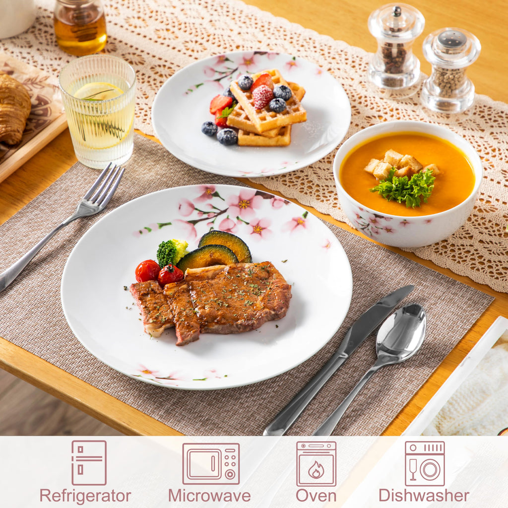 Porcelain 12 Piece Dinnerware Set U45034