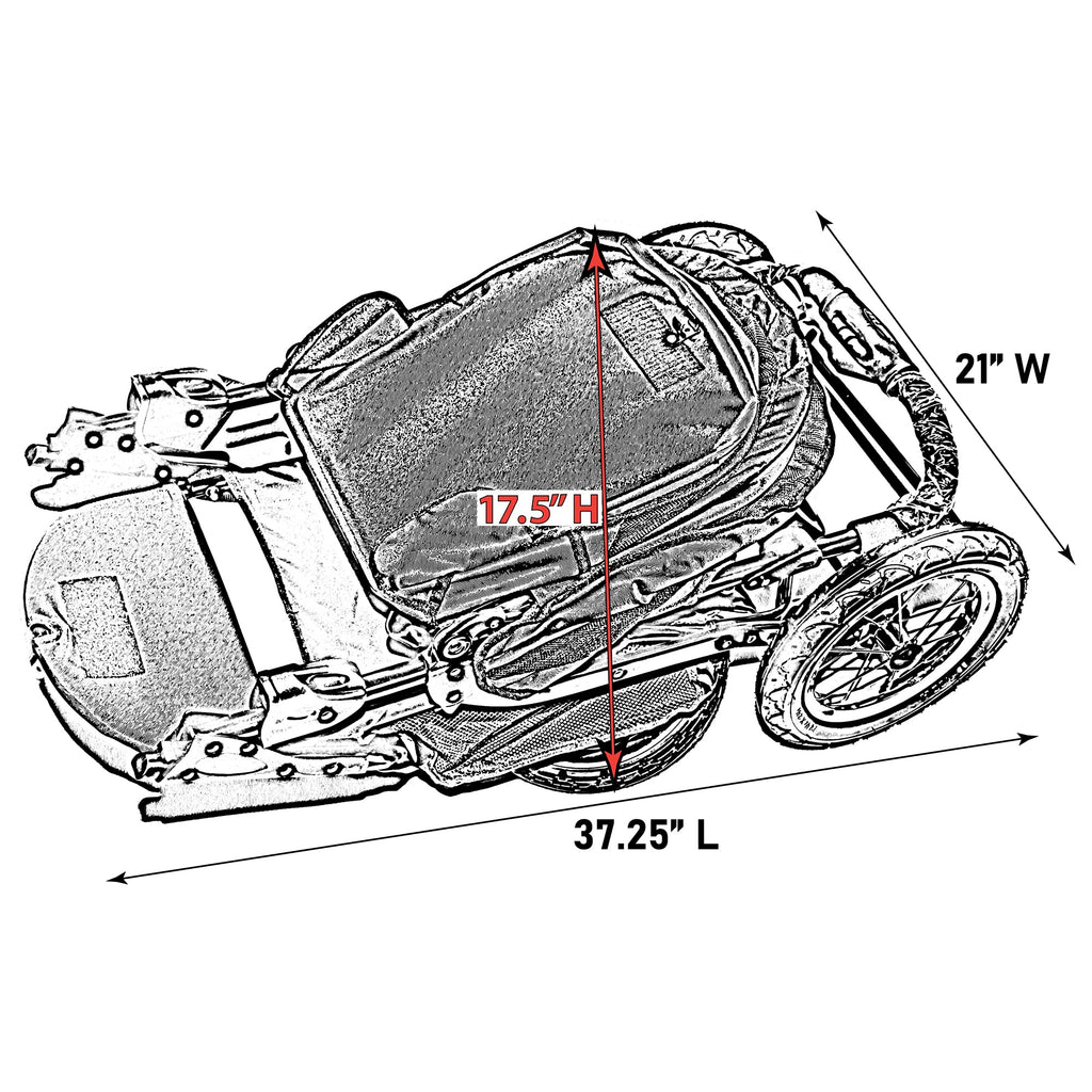 Spotted Pet Stroller F1653